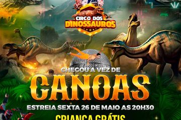 CIRCO DOS DINOSSAUROS DE 26/05 A 26/06 NO CANOAS SHOPPING